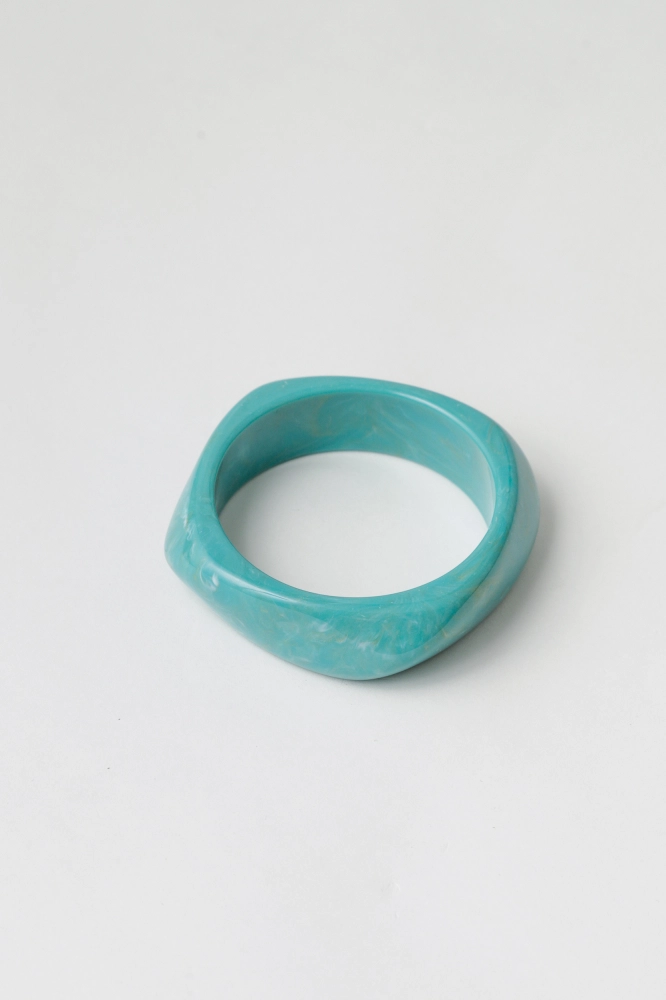 9037843 - Bracelete Resinado Orgânico TURQUESA 9037843 - Bracelete Resinado Orgânico TURQUESA - Imagem 1
