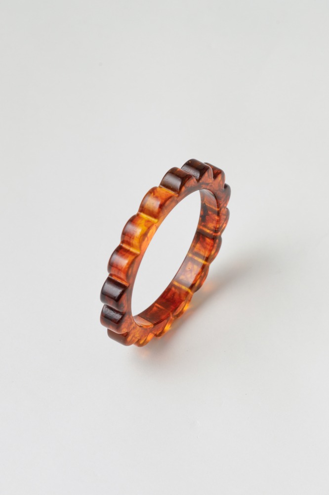 9037844 - Bracelete Resinado Flor MARROM 9037844 - Bracelete Resinado Flor MARROM