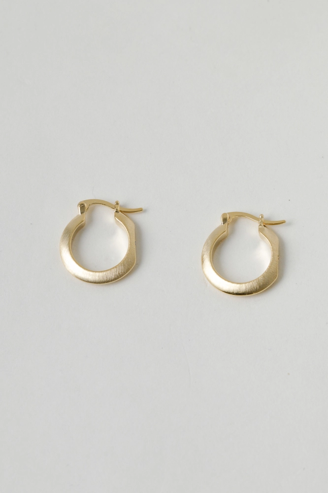 9037957 - Brinco Argola Pequena Fosca DOURADO - Imagem 1