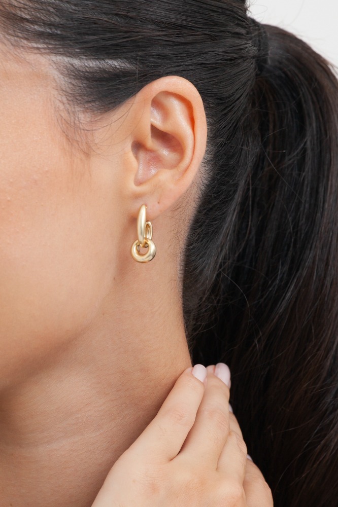 9037961 - Brinco Argola Pequena Fosca  DOURADO