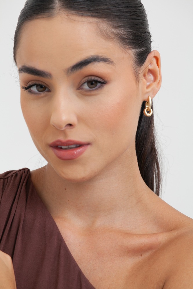 9037961 - Brinco Argola Pequena Fosca  DOURADO