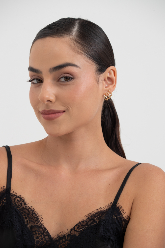 9037980 - Brinco Cuff Com Ponta De Strass DOURADO 9037980 - Brinco Cuff Com Ponta De Strass DOURADO