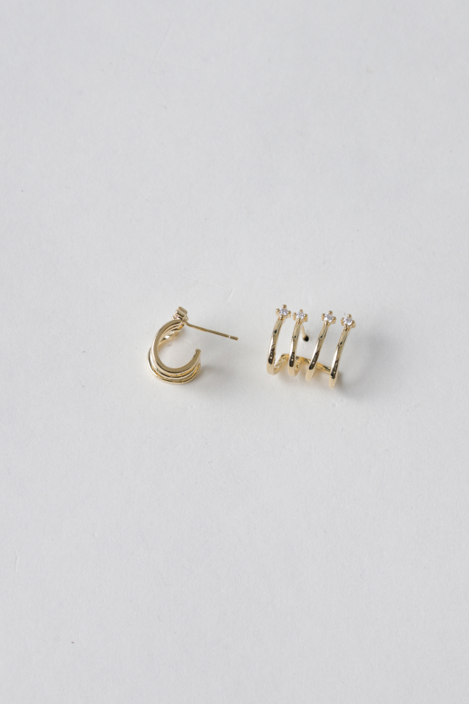 9037980 - Brinco Cuff Com Ponta De Strass DOURADO 9037980 - Brinco Cuff Com Ponta De Strass DOURADO