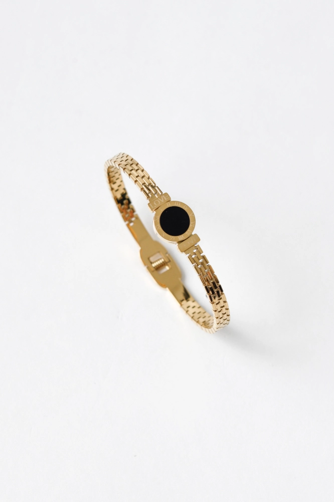 9038062 - Bracelete Pulseira Relógio  DOURADO - Imagem 1