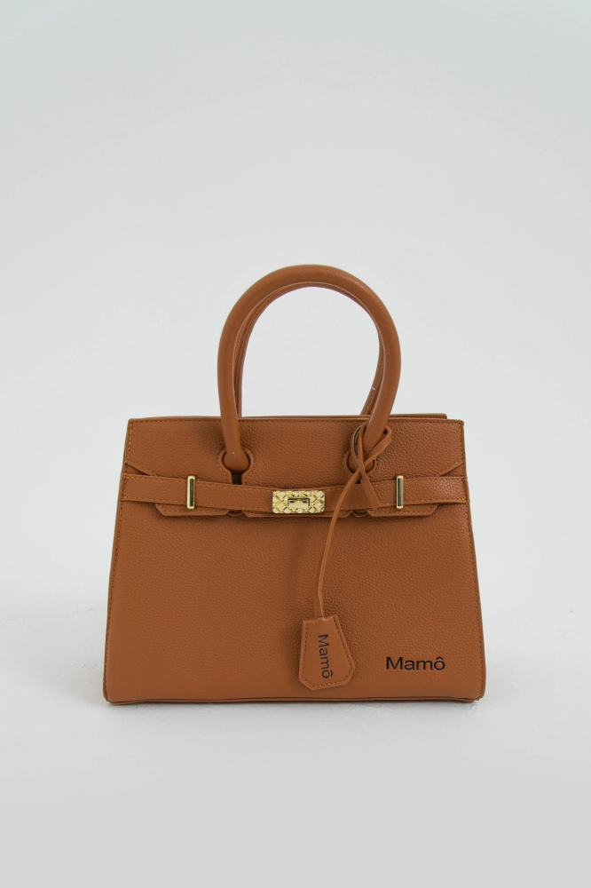 9038093 - Bolsa Satchel Estruturada Clássica CARAMELO 9038093 - Bolsa Satchel Estruturada Clássica CARAMELO - Imagem 1