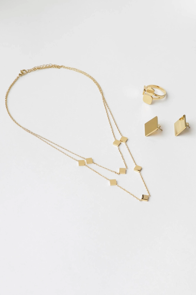 9038173 - Conjunto 3 Peças DOURADO 9038173 - Conjunto 3 Peças DOURADO - Imagem 1
