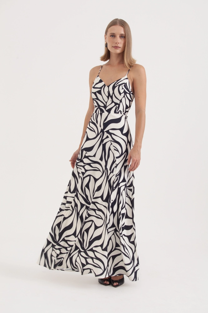 9038212 - Vestido Estampa Graphica Lume OFF-WHITE - Imagem 1