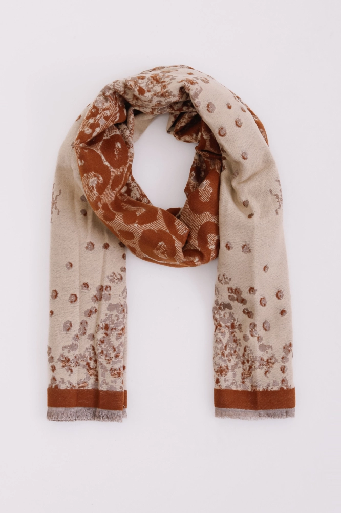 9038226 - Echarpe Onça Animal Print TERRACOTA 9038226 - Echarpe Onça Animal Print TERRACOTA - Imagem 1