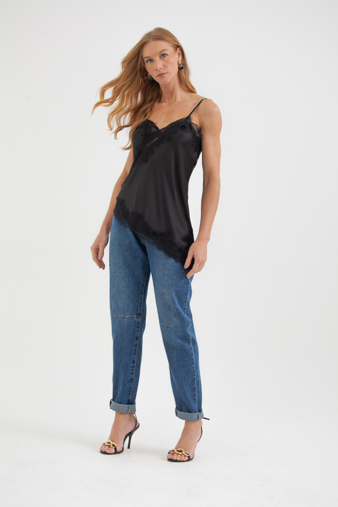 9038233 - Calça Jeans Reta Pence Joelho JEANS 9038233 - Calça Jeans Reta Pence Joelho JEANS