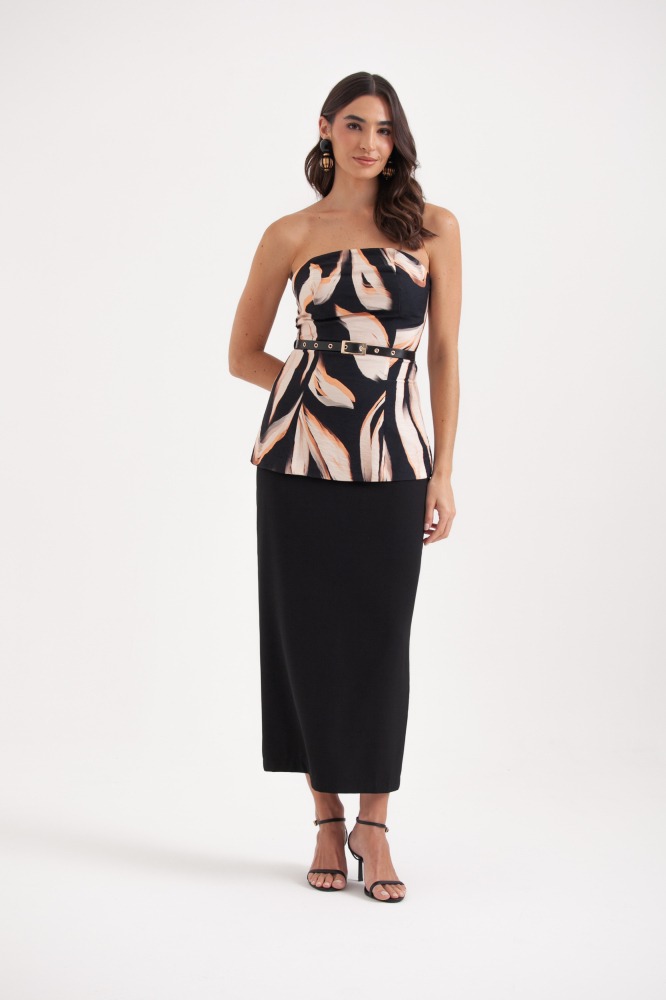 9038248 - Blusa Estampa Origens PRETO 9038248 - Blusa Estampa Origens PRETO