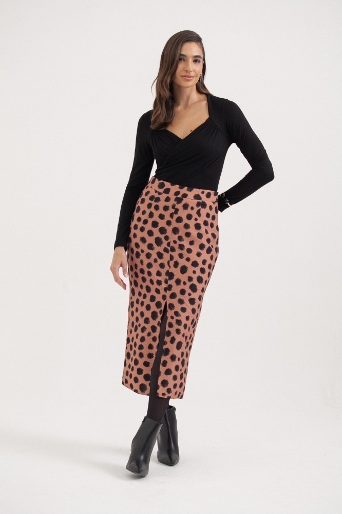 9038255 - Body Manga Longa Franzido Transpassado PRETO