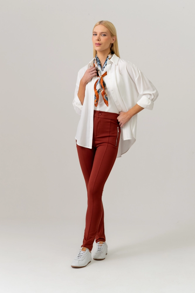9038273 - Calça Montaria Zíperes Laterais FERRUGEM 9038273 - Calça Montaria Zíperes Laterais FERRUGEM - Imagem 1