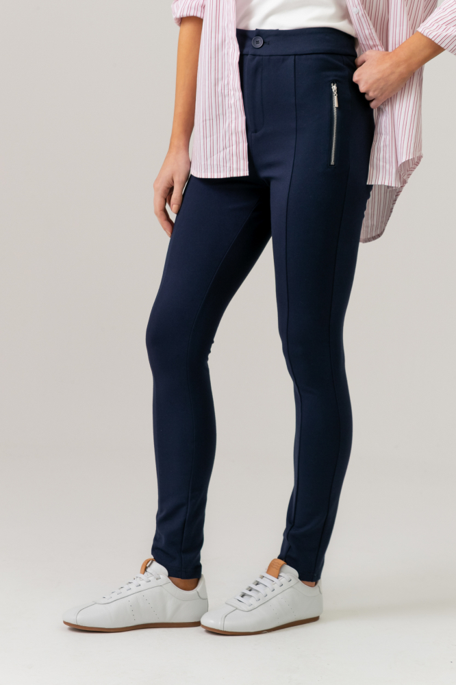 9038273 - Calça Montaria Zíperes Laterais MARINHO 