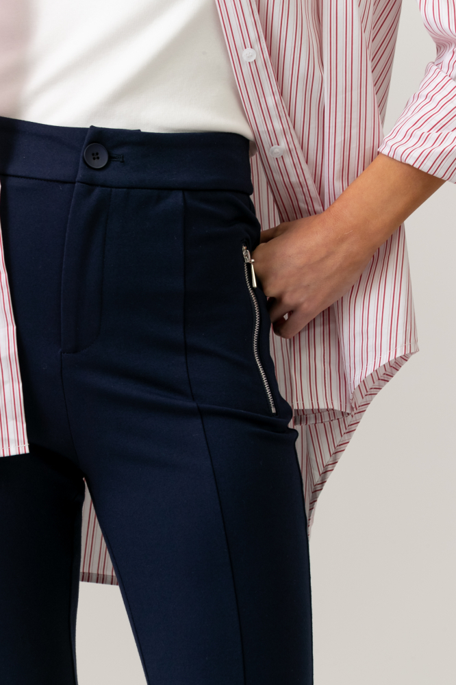 9038273 - Calça Montaria Zíperes Laterais MARINHO 
