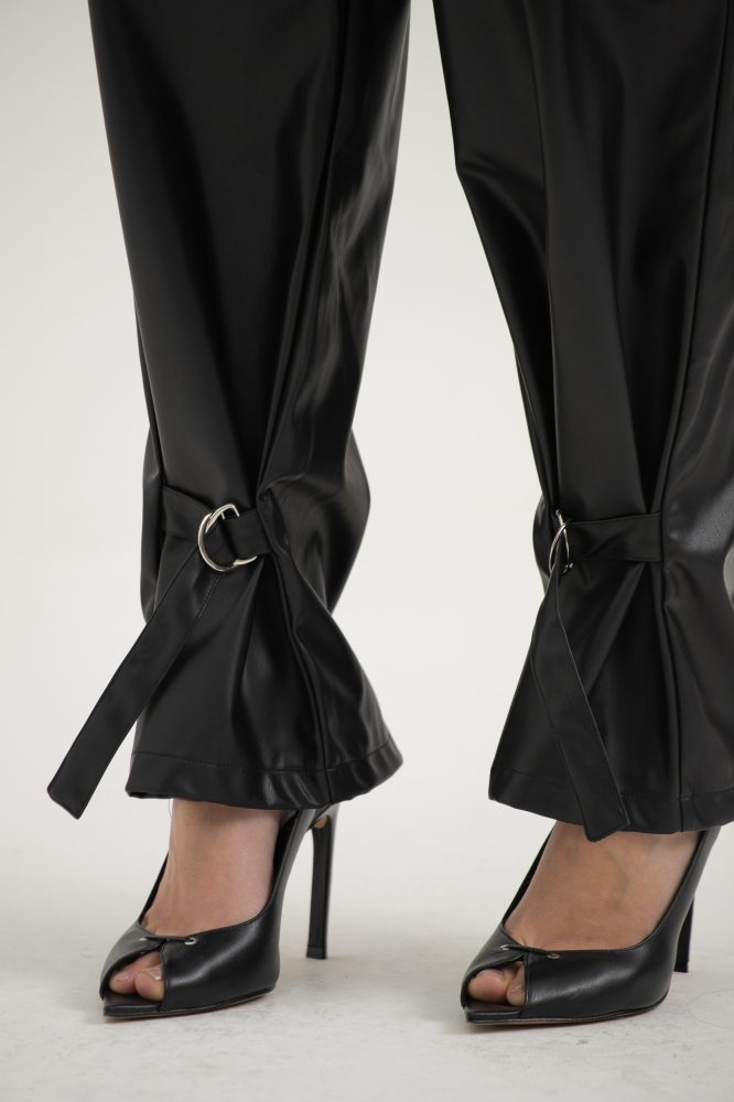 9038276 - Calça Cargo De Pu PRETO 9038276 - Calça Cargo De Pu PRETO