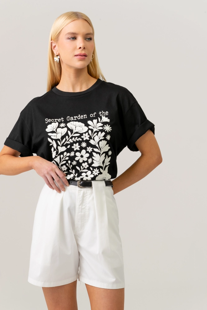 9038292 - Shorts Sarja Com Pregas E Cinto OFF-WHITE 9038292 - Shorts Sarja Com Pregas E Cinto OFF-WHITE - Imagem 2