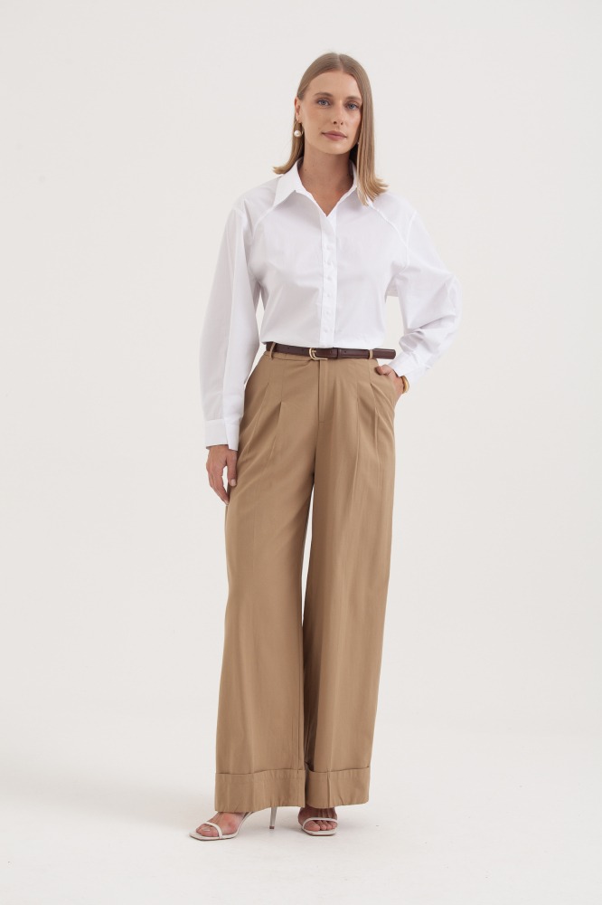 9038326 - Camisa Tricoline Botões De Pressão BRANCO
