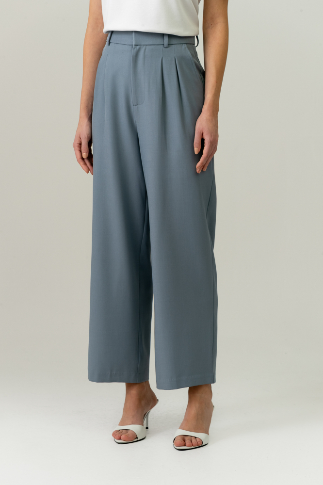 9038330 - Calça Alfaiataria Pregas Frontais AZUL 9038330 - Calça Alfaiataria Pregas Frontais AZUL