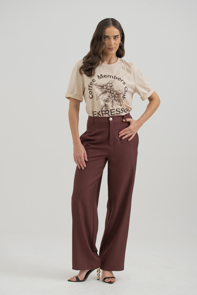 9038364 - Camiseta Coffee Members Club BEGE 9038364 - Camiseta Coffee Members Club BEGE