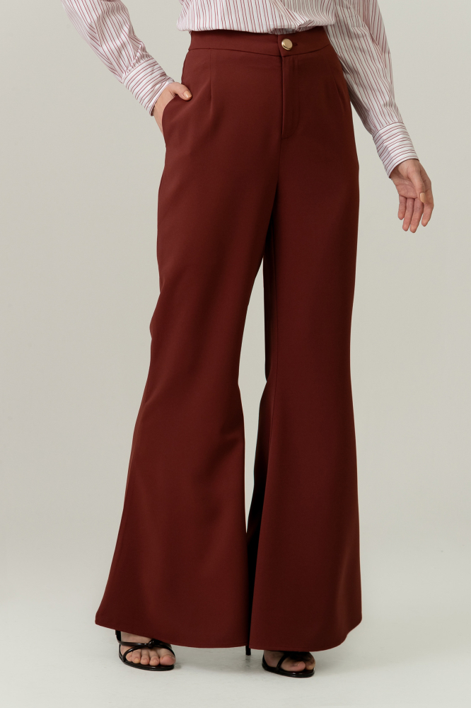 9038380 - Calça Alfaiataria Flare FERRUGEM 9038380 - Calça Alfaiataria Flare FERRUGEM