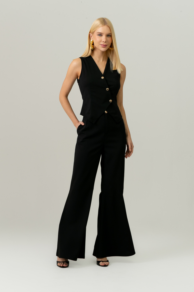 9038380 - Calça Alfaiataria Flare PRETO 9038380 - Calça Alfaiataria Flare PRETO