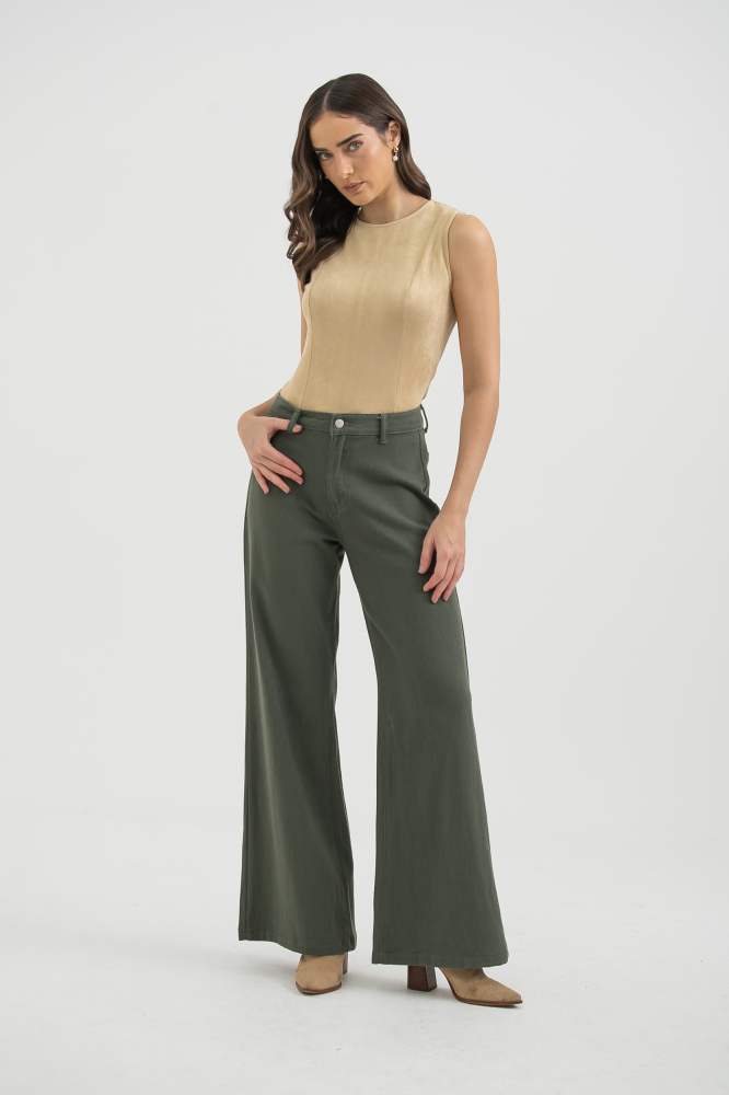 9038384 - Blusa Regata Em Suede AREIA 9038384 - Blusa Regata Em Suede AREIA