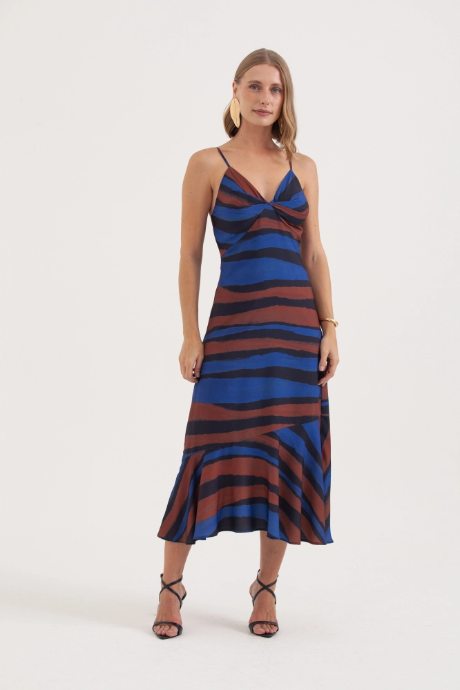 9038396 - Vestido Alcinha Estampa Horizontes AZUL 9038396 - Vestido Alcinha Estampa Horizontes AZUL - Imagem 1