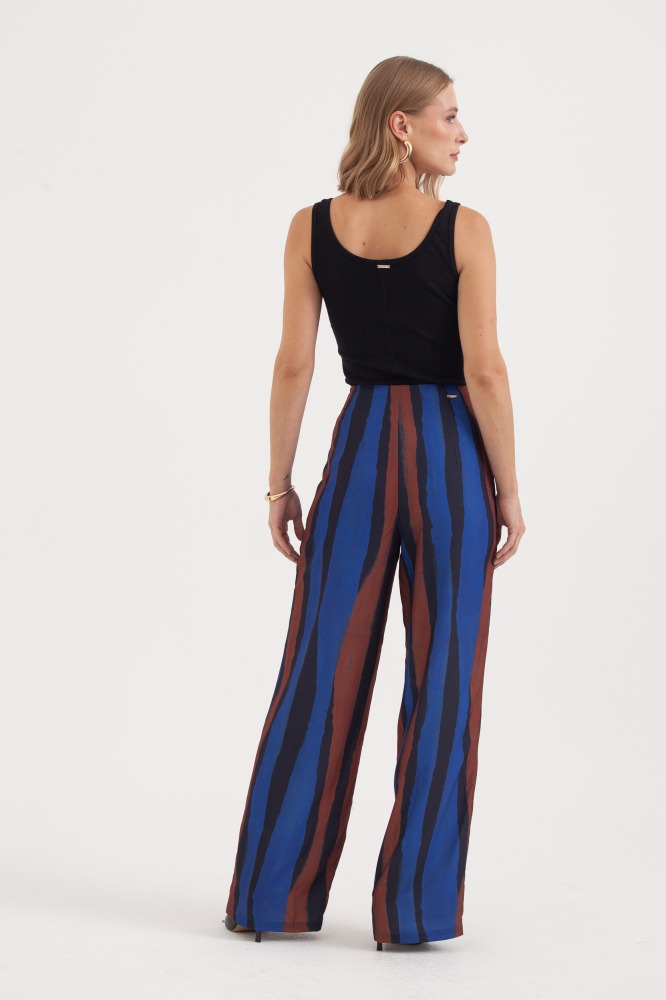 9038397 - Calça Estampa Horizontes AZUL 9038397 - Calça Estampa Horizontes AZUL