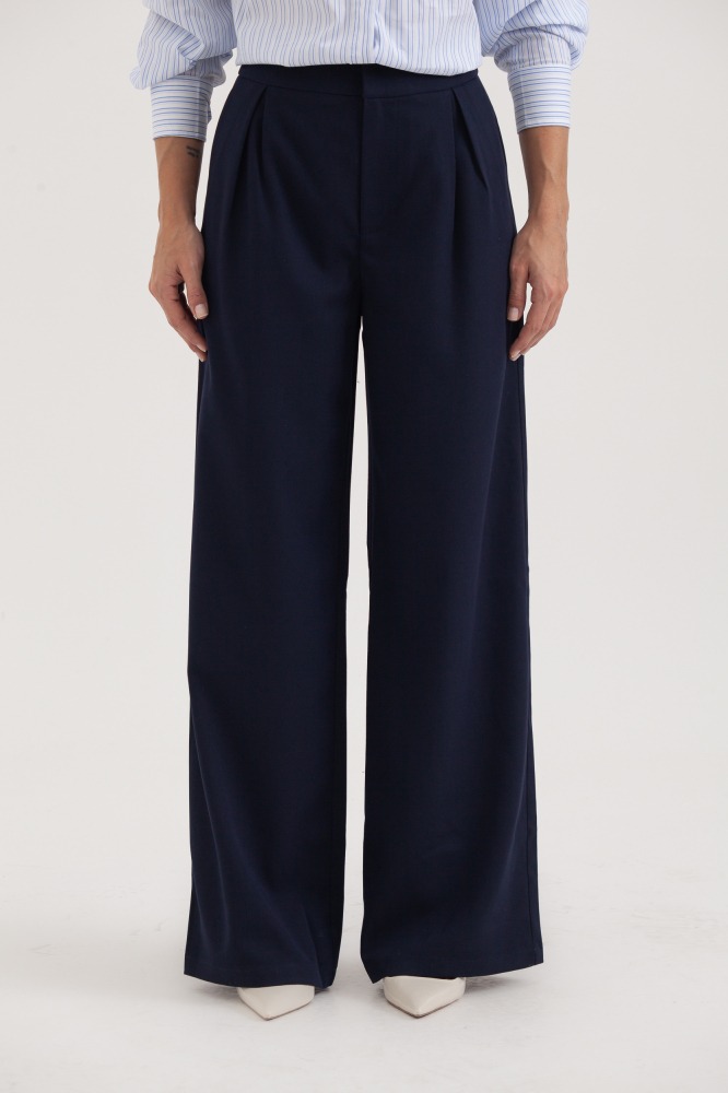 9038399 - Calça Alfaiataria Pregas MARINHO 9038399 - Calça Alfaiataria Pregas MARINHO
