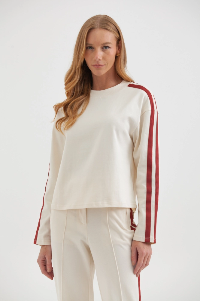 9038403 - Blusa Moletom Manga longa AREIA 9038403 - Blusa Moletom Manga longa AREIA - Imagem 1