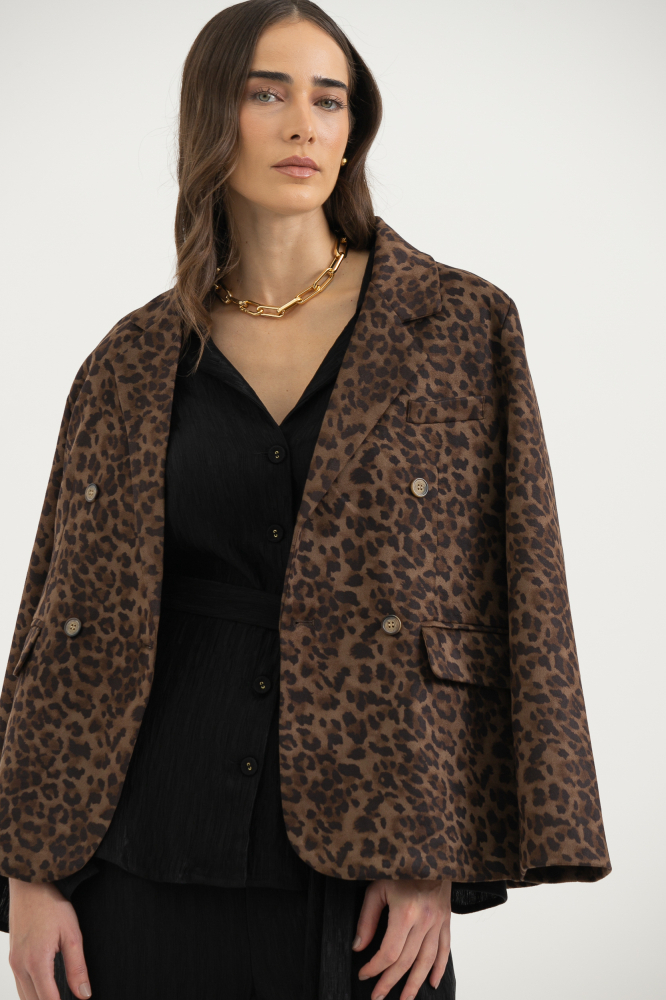 9038416 - Casaco Animal Print ONÇA