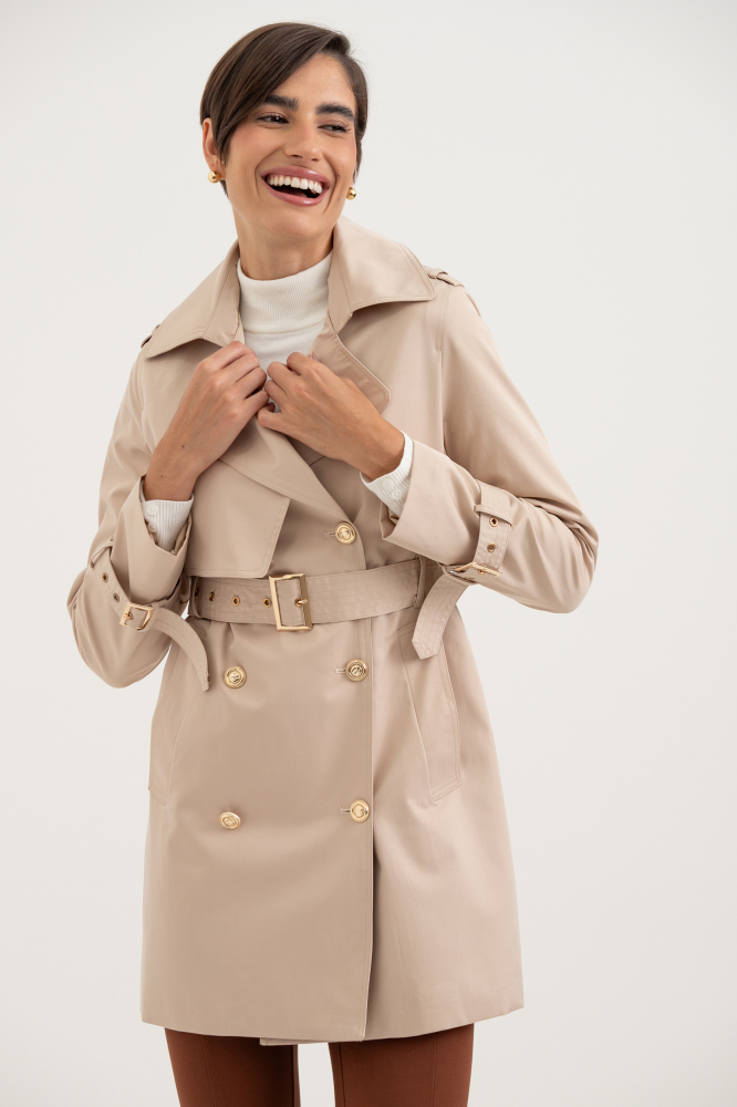 9038424 - Trench Coat Clássico BEGE 9038424 - Trench Coat Clássico BEGE