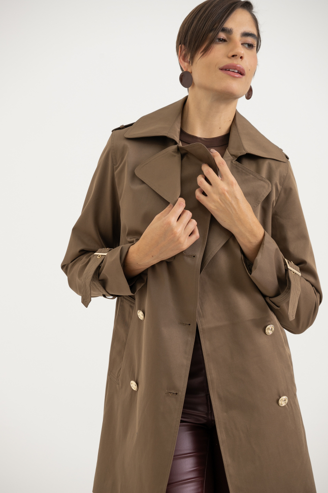 9038424 - Trench Coat Clássico VERDE MILITAR 9038424 - Trench Coat Clássico VERDE MILITAR