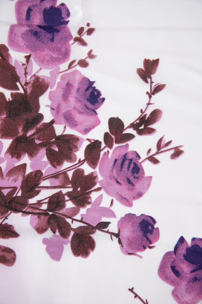 9038438 - Lenço De Cetim Floral Aquarela ROSA 9038438 - Lenço De Cetim Floral Aquarela ROSA