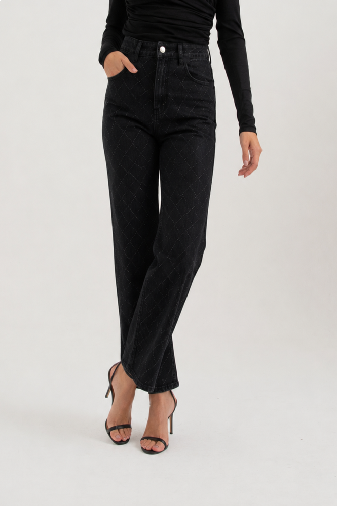 9038459 - Calça Shine Bootcut PRETO 9038459 - Calça Shine Bootcut PRETO