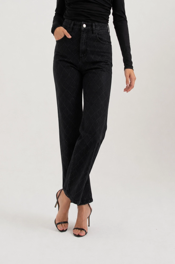 9038459 - Calça Shine Bootcut PRETO 9038459 - Calça Shine Bootcut PRETO - Imagem 2