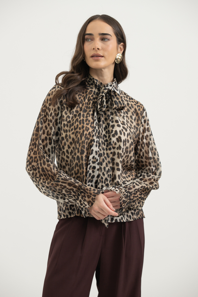 9038461 - Blusa Animal Print BEGE 9038461 - Blusa Animal Print BEGE