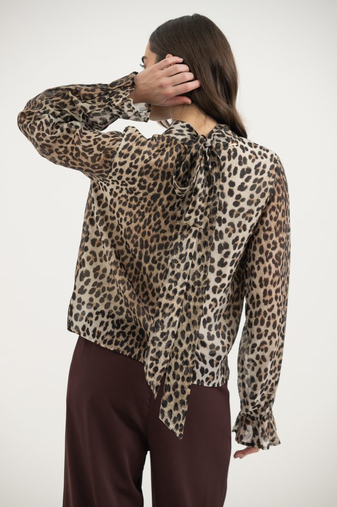 9038461 - Blusa Animal Print BEGE 9038461 - Blusa Animal Print BEGE