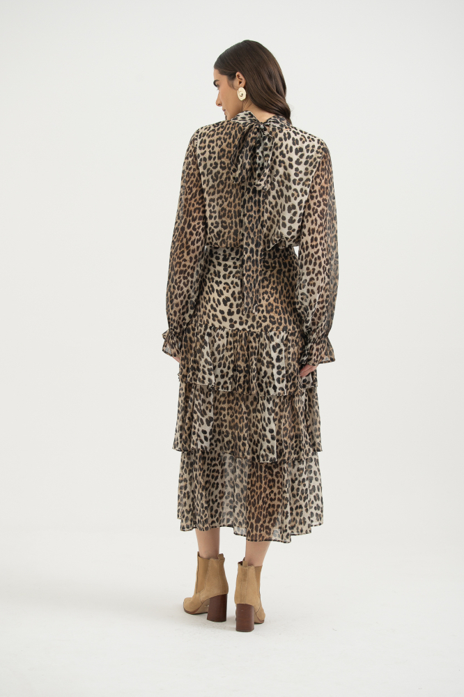 9038462 - Saia 3 Marias Animal Print BEGE