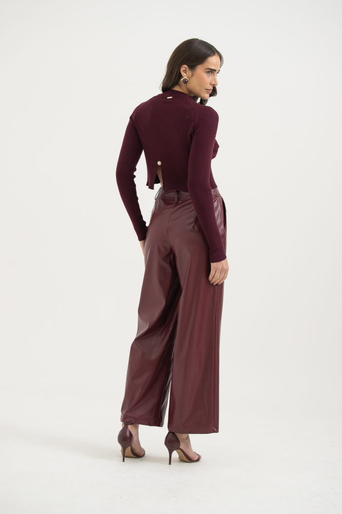 9038472 - Calça Pu Pantalona VINHO 9038472 - Calça Pu Pantalona VINHO