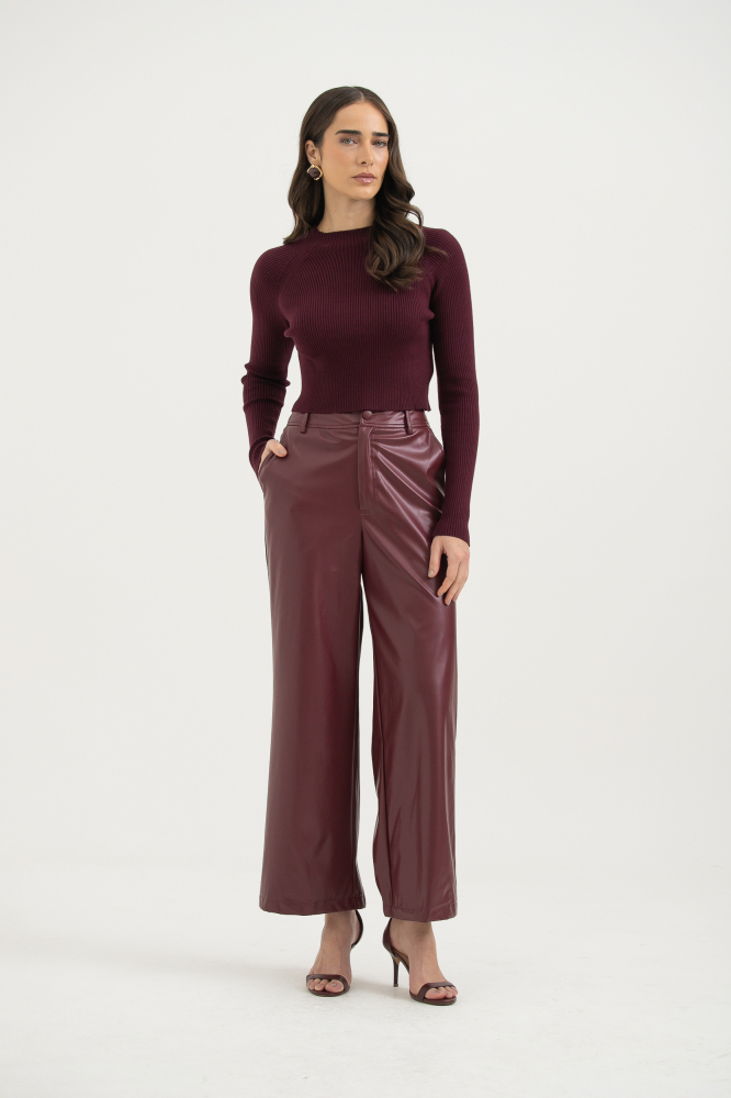 9038472 - Calça Pu Pantalona VINHO 9038472 - Calça Pu Pantalona VINHO