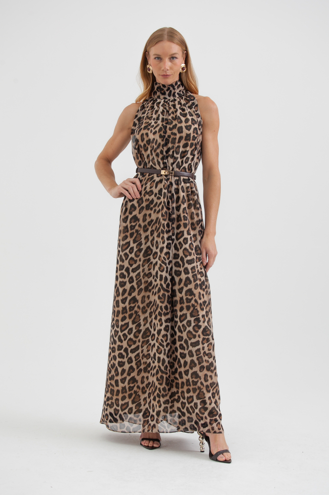 9038481 - Vestido Chiffon Animal Print ONÇA 9038481 - Vestido Chiffon Animal Print ONÇA