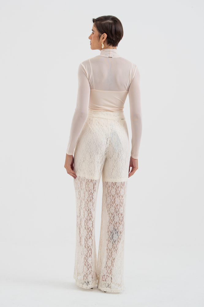 9038488 - Calça Comprida De Renda OFF-WHITE 9038488 - Calça Comprida De Renda OFF-WHITE