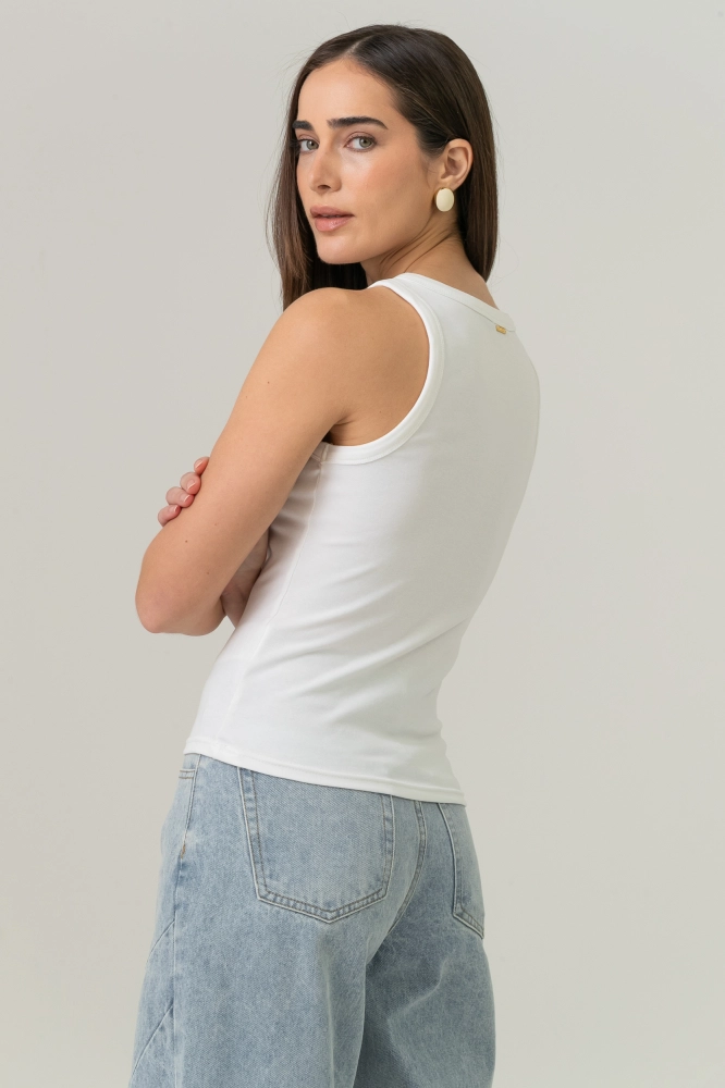 9038542 - Regata Canelada BRANCO - Imagem 2