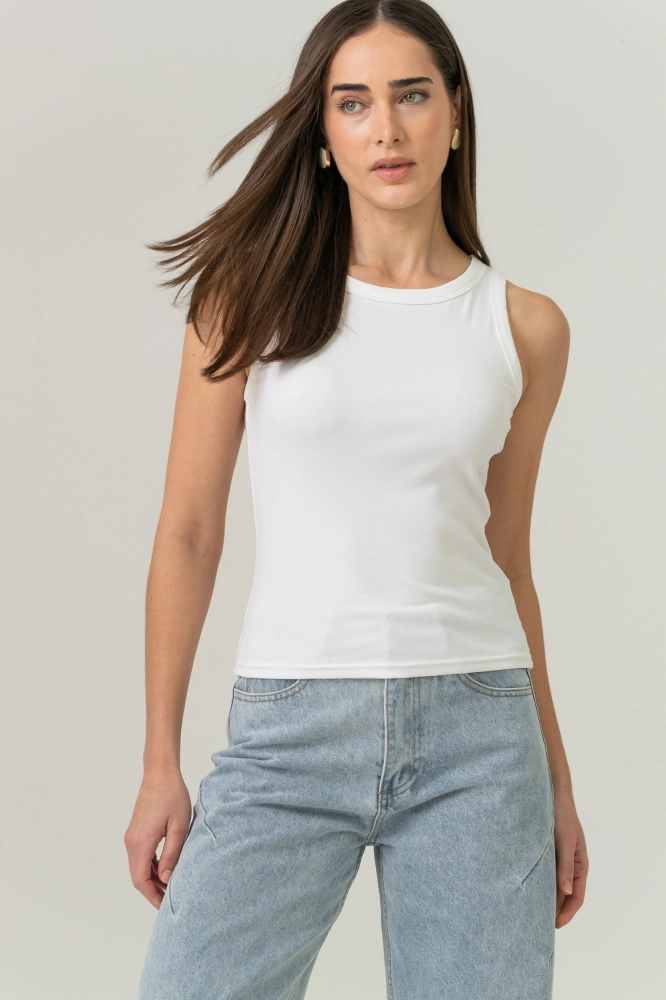 9038542 - Regata Canelada BRANCO - Imagem 1