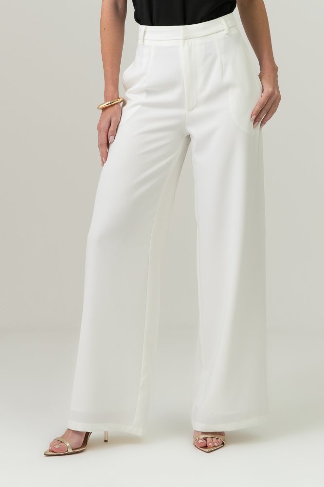 9038546 - Calça Pantalona OFF-WHITE 9038546 - Calça Pantalona OFF-WHITE