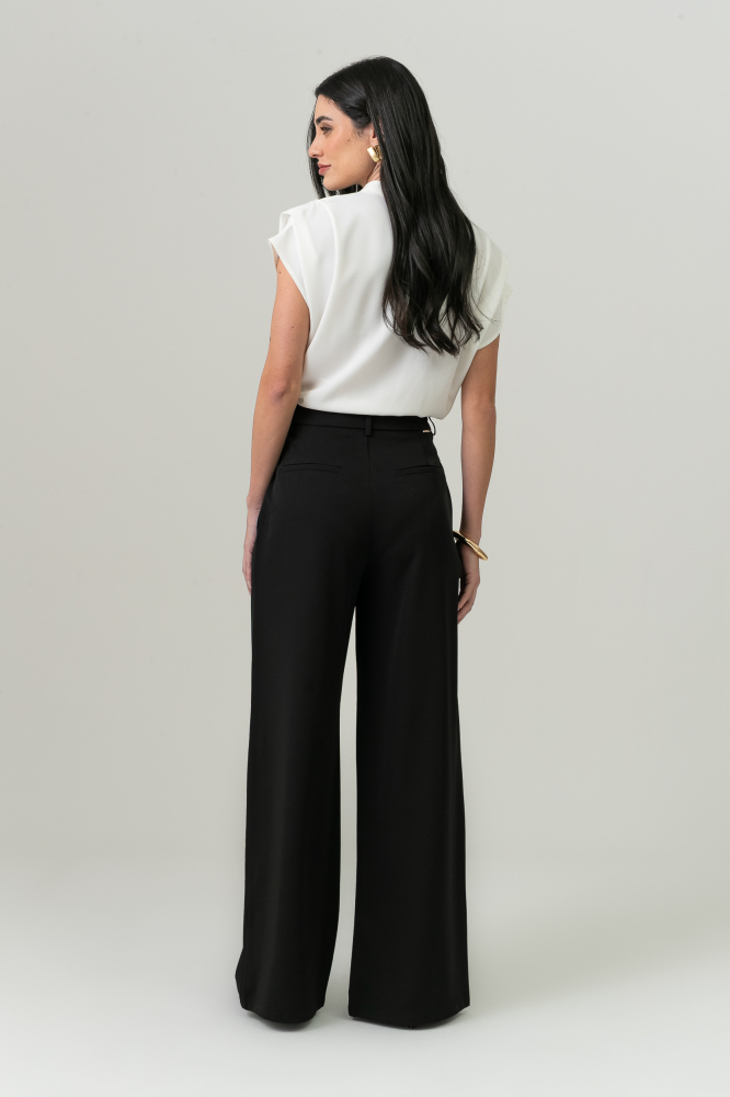 9038546 - Calça Pantalona PRETO 9038546 - Calça Pantalona PRETO