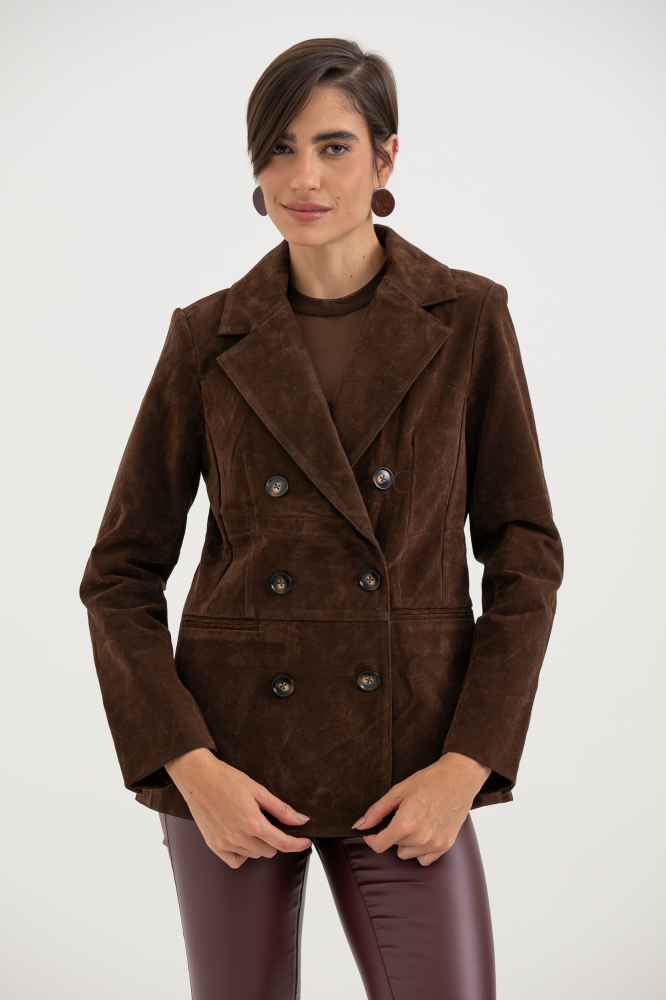 9038557 - Blazer Suede MARROM 9038557 - Blazer Suede MARROM
