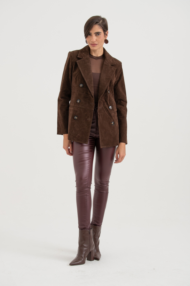9038557 - Blazer Suede MARROM 9038557 - Blazer Suede MARROM