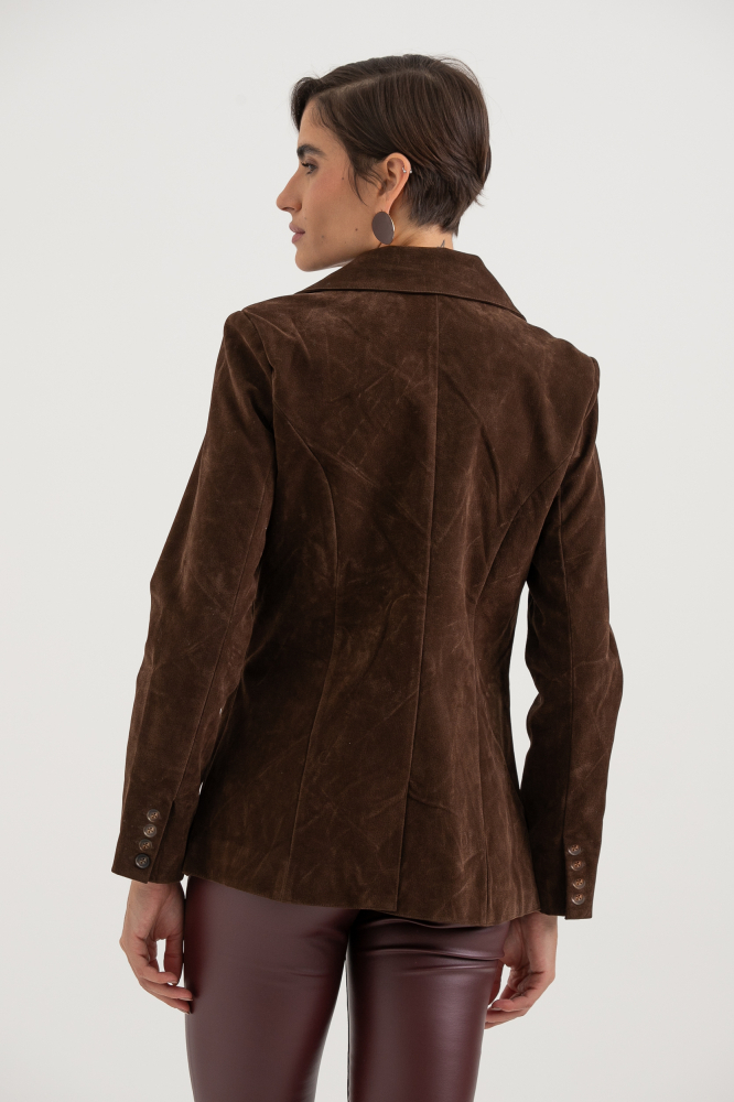 9038557 - Blazer Suede MARROM 9038557 - Blazer Suede MARROM